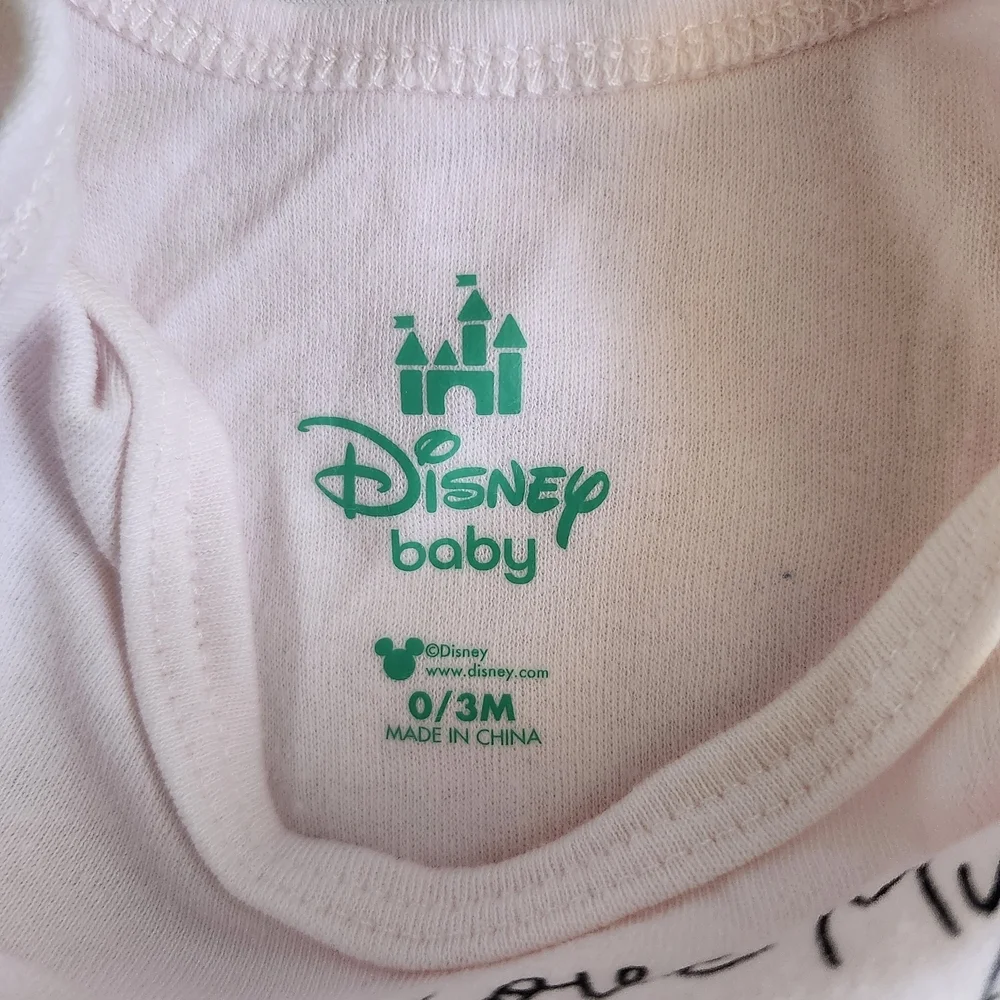 Disney Pink Minnie Mouse Bodysuit
